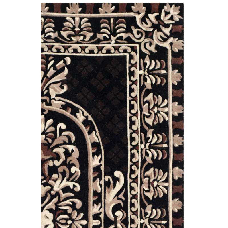 Tapis oriental en laine touffeté à la main Lenora Naples, Tapis de couloir 2 pi 3 po x 10 pi