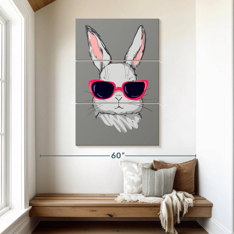 Brampt Cool Bunny, 50" H x 32" W