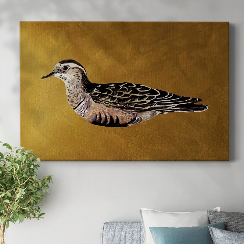 Toile tendue I-Gallery Feathered Friend, H 12 po x l 18 po