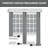 Linen Blend Pinch Floral Curtains with Hooks Curtain Pair-378736556-378736559