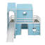 Lit mezzanine double avec tour-1181027166