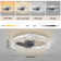 Kordae Flush Mount Dimmable Ceiling Fan with LED Lights