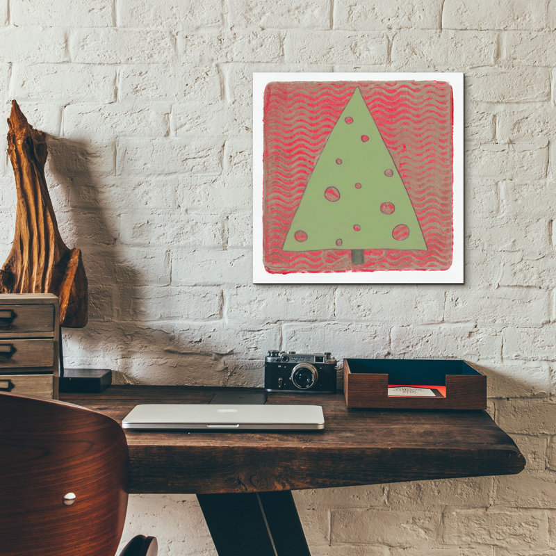 "Noël traditionnel" par Maria Pietri, H 12 po x l 12 po x P 0,13 po