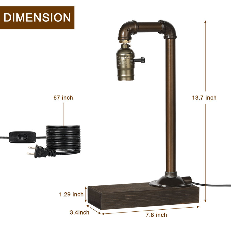 Alevtīna Metal Desk Lamp