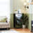 4 Drawer Dresser for Bedroom, Narrow Chest of Drawers, Wooden Top and Study Iron Frame 18"x37.5"-(WxH)