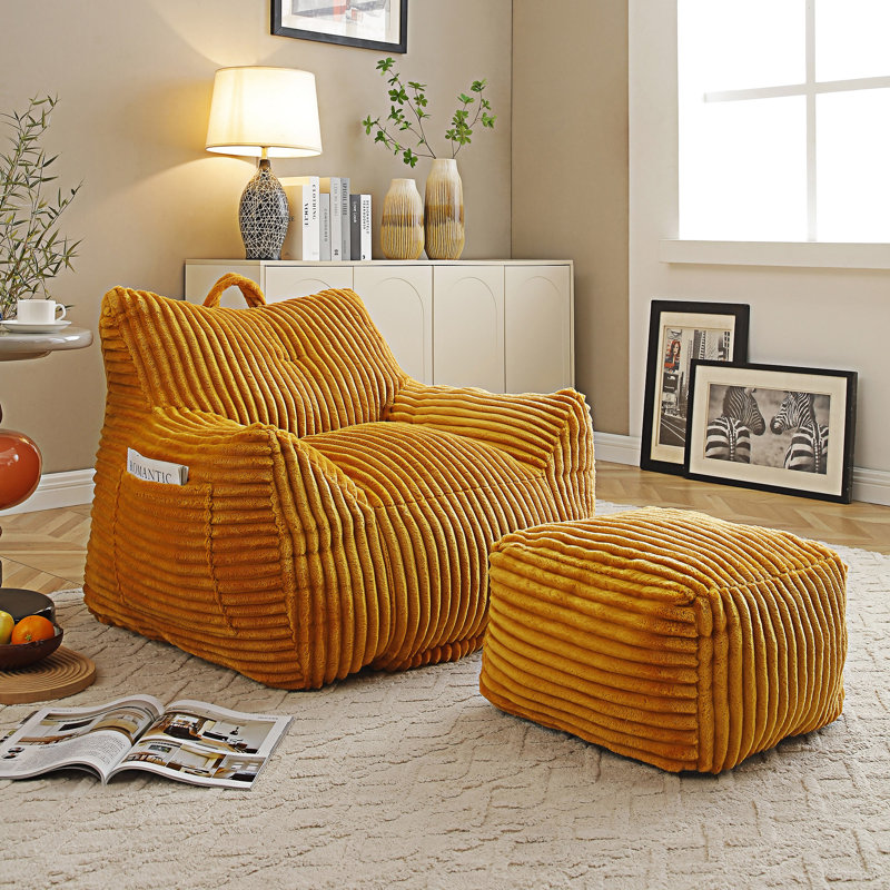 Fauteuil Lazy, Jaune