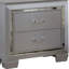2 tiroirs Liyanne W Table de chevet