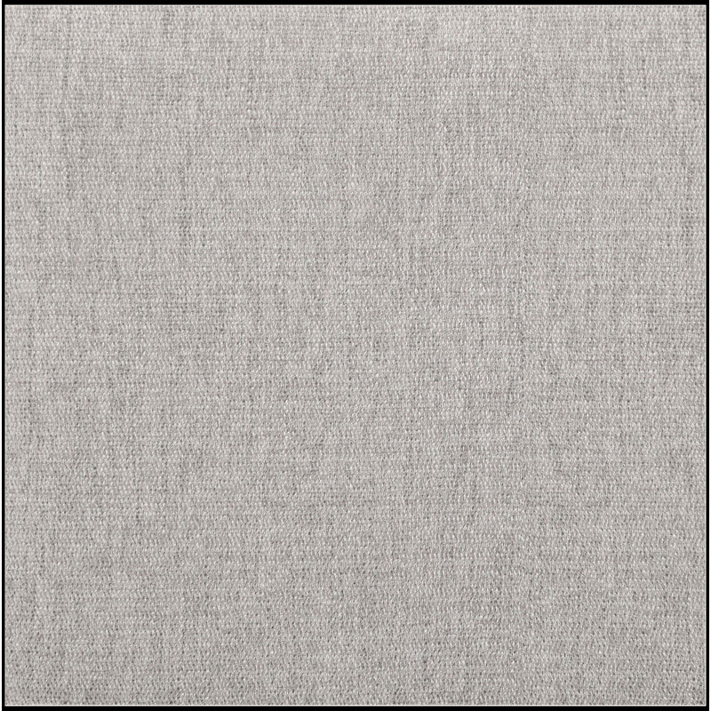 Ensemble de 2 chaises de salle à manger avec siège rembourré, gris et noir