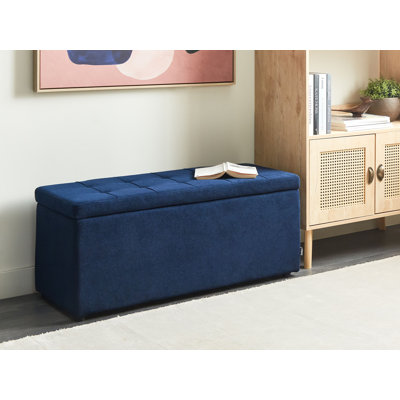 Rabecka Polyester Upholstered Storage Bench