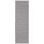 Tapis ivoire / bleu marine en coton tissé à plat à la main Bester-55741924