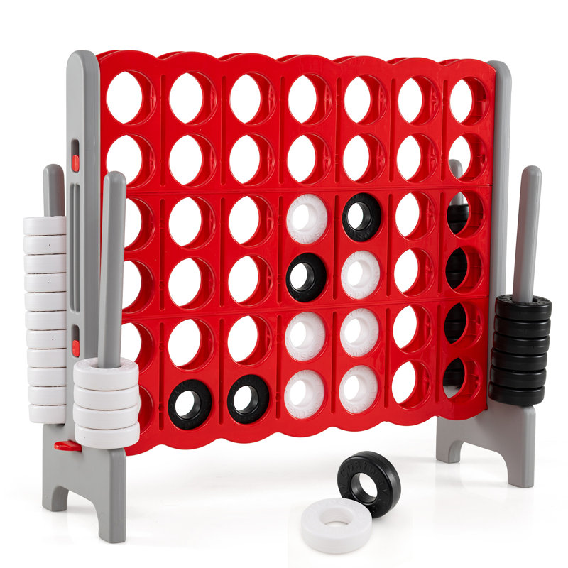 Ensemble de jeu géant Jumbo 4-to-score, Rouge