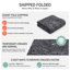 Tapis d'intérieur antidérapant lavable à la machine, motif antilope anthracite-247041483-247041522