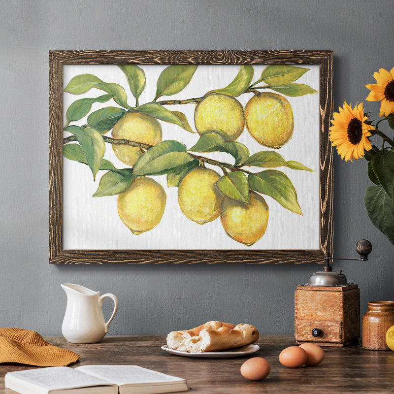 «Ripe For Picks II», peinture sur toile encadrée, Noyer, H 14 po x l 20 po x P 1,5 po