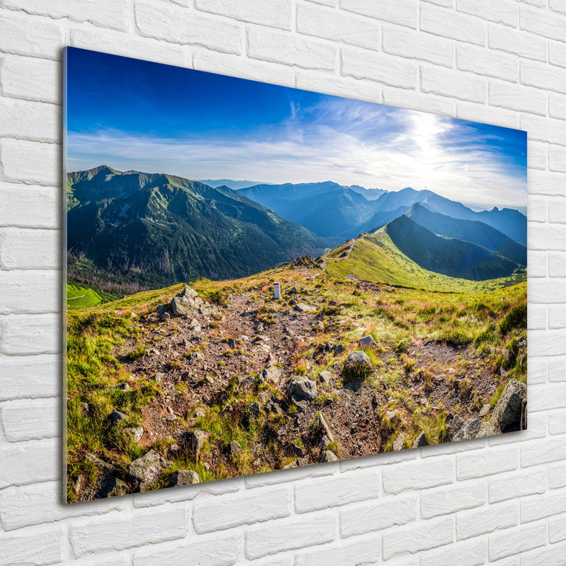 Mountain Panorama - Unframed Art Prints on Glass
