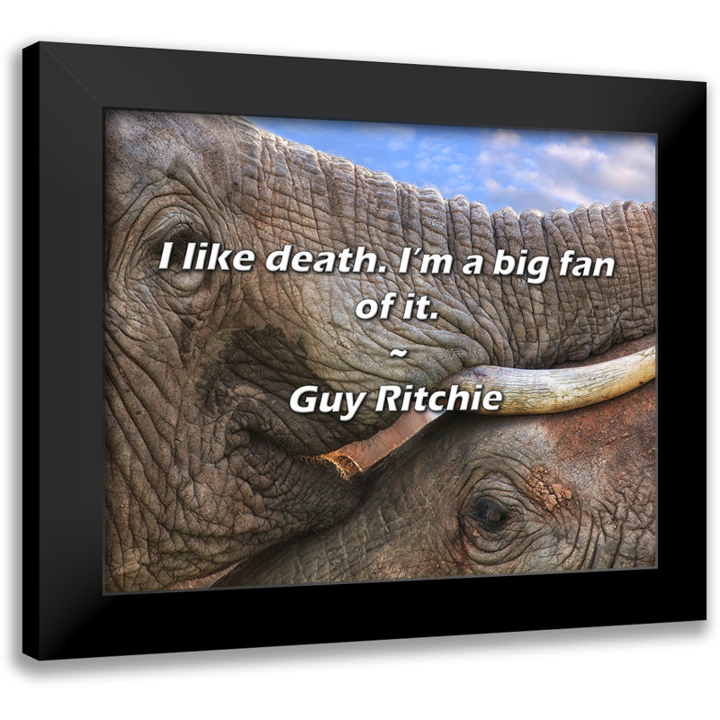 Citation de Guy Ritchie: J'aime la mort. Je suis un grand fan de celui-ci.
