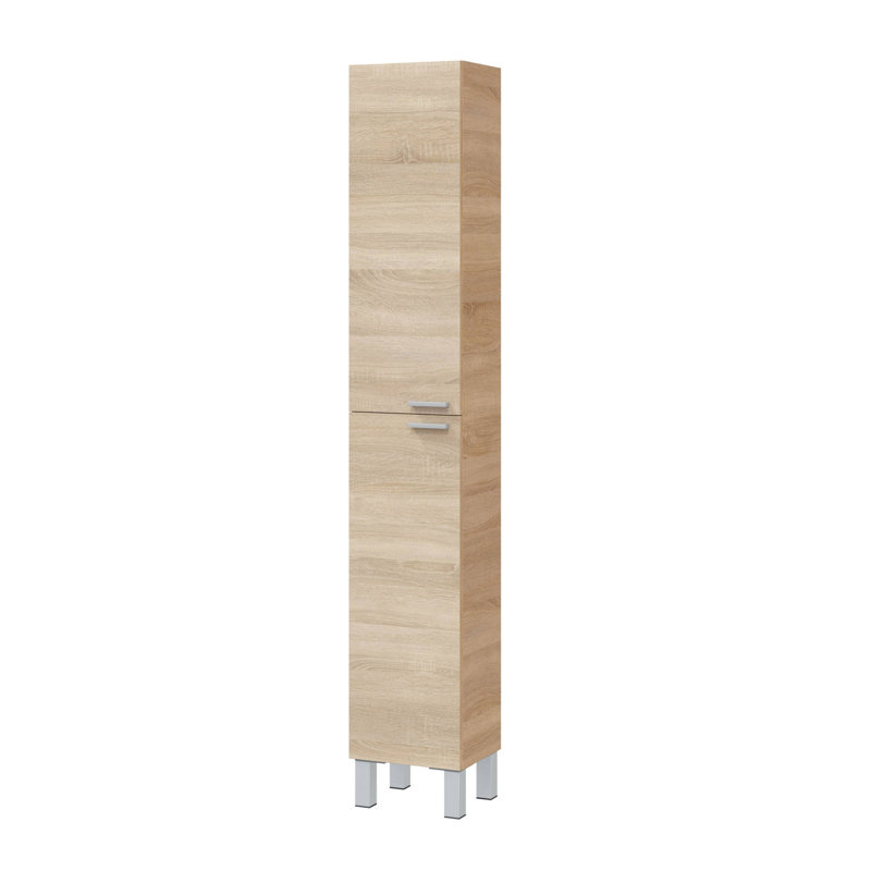 Billijo Wall Mounted Bathroom Cabinet, 30cm W x 182cm H x 25cm D