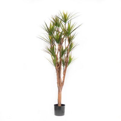 Arbre de dracaena artificiel en pot 60 po