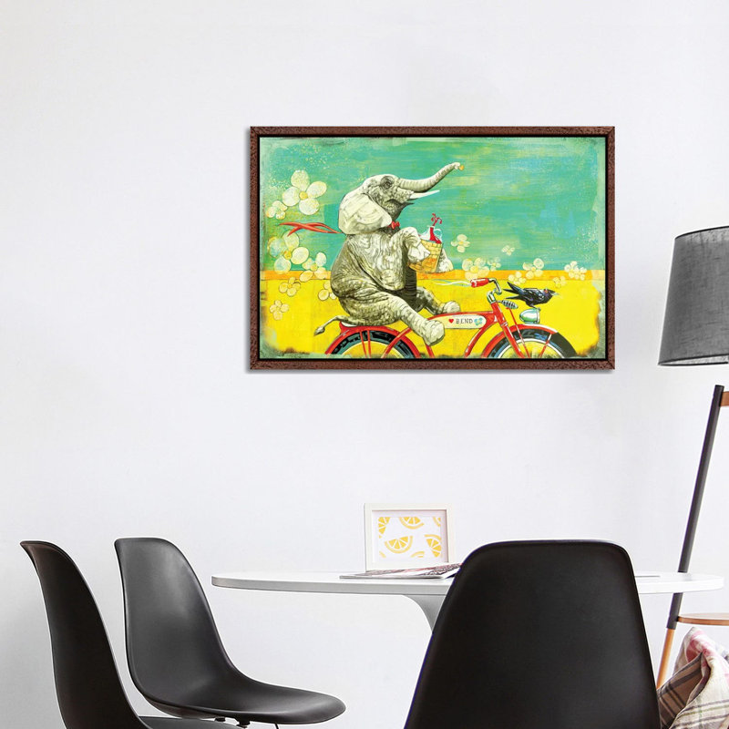Heart Bend by Barton DeGraaf - Print on Canvas, Classic Brown Wood Framed, 66.04cm H x 101.6cm W x 3.81cm D