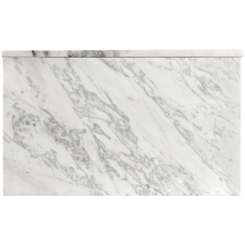 Hitas Genuine Marble Coffee Table, White