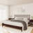 Solid Wood Bed Frame Acacia Wood Platframe,no Box Spring Needed,king Size Bed,dark Walnut-382236773-382236770