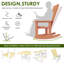 Chaise berçante d'extérieur Plumville-311768944