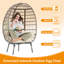 Fauteuil surdimensionné avec support Cariann-1077692677