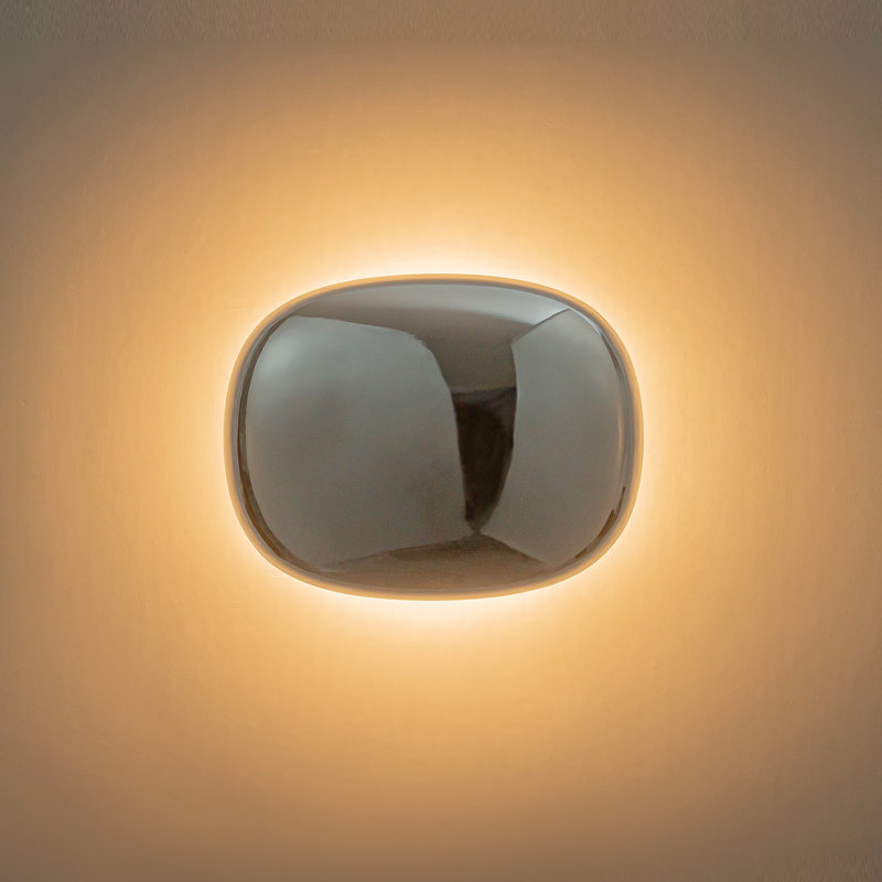Clipse 9-in Chrome Dimmable LED Wall Sconce, Chrome