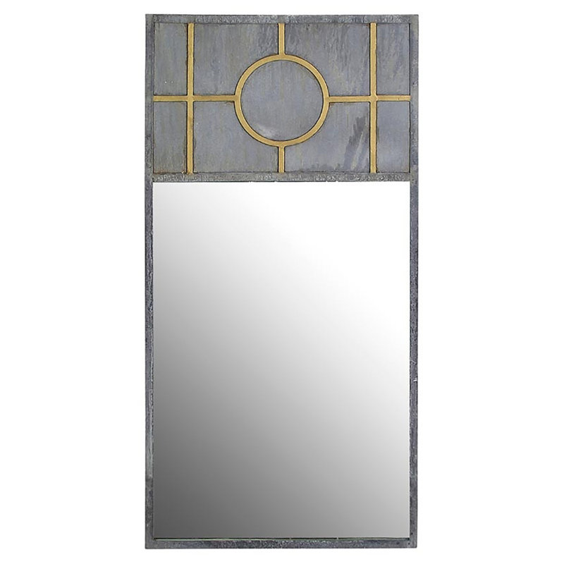 Milan Accent Mirror, 48" x 24", Clear Mirror
