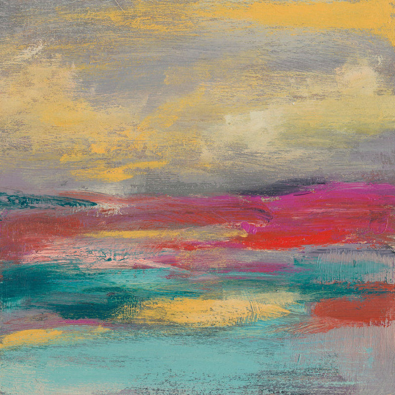 " Sunset Study I ", 18" H x 18" W x 1.5" D