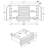 Monette Black 3-Drawer Server
