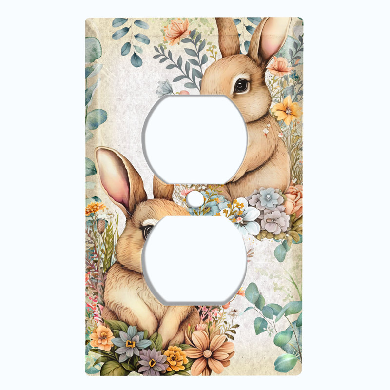 Animals 1 - Gang Toggle Light Switch Standard Wall Plate