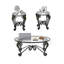 Ensemble de 3 tables basses en verre trempé au design élégant et robuste