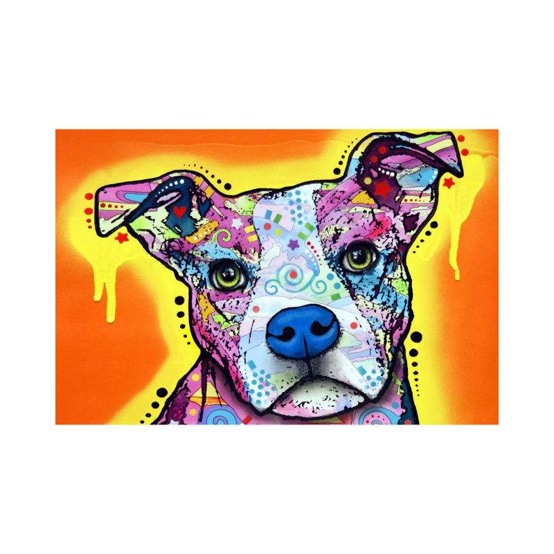Serious Pit by Dean Russo - Wrapped Canvas Print, 20.32 cm H x 30.48 cm W