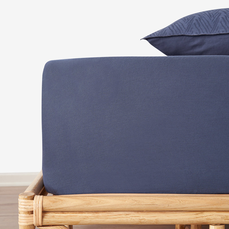 Aize 100% Cotton Plain Weave Fitted Sheet