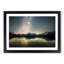 Starry Night Blue and Yellow in Abstract - Picture Frame Graphic Art Print-55729958-55729959