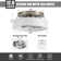 Vaczon 12.6" Modern Caged Flush Mount Ceiling Fan with LED Lights and Remote Control