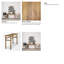 Console en bois massif 54 "Bennit-906266065