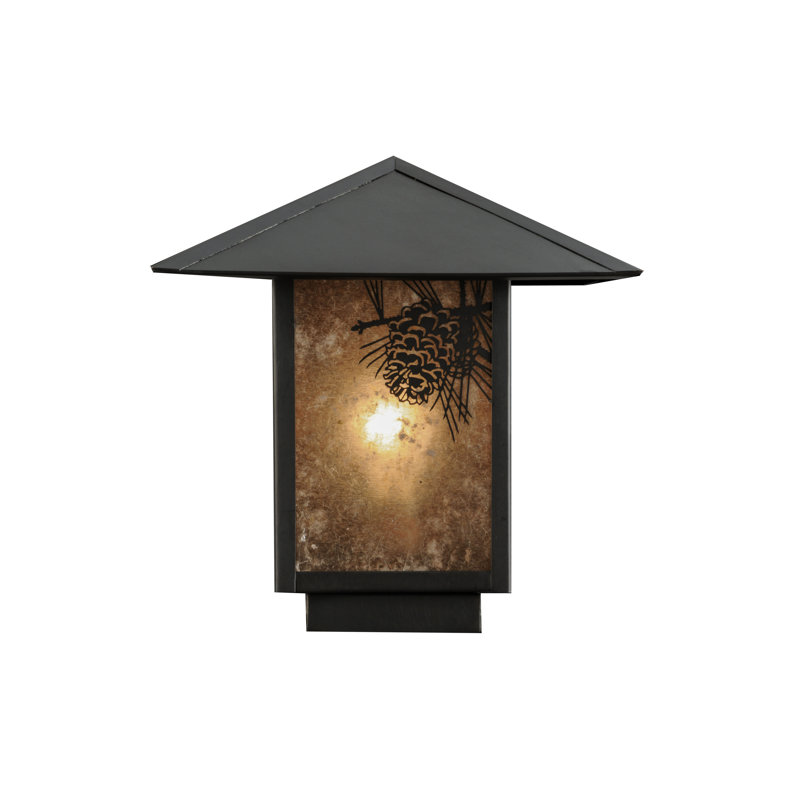 Rustic Lodge 1 - Light Lantern Head, Silver Mica