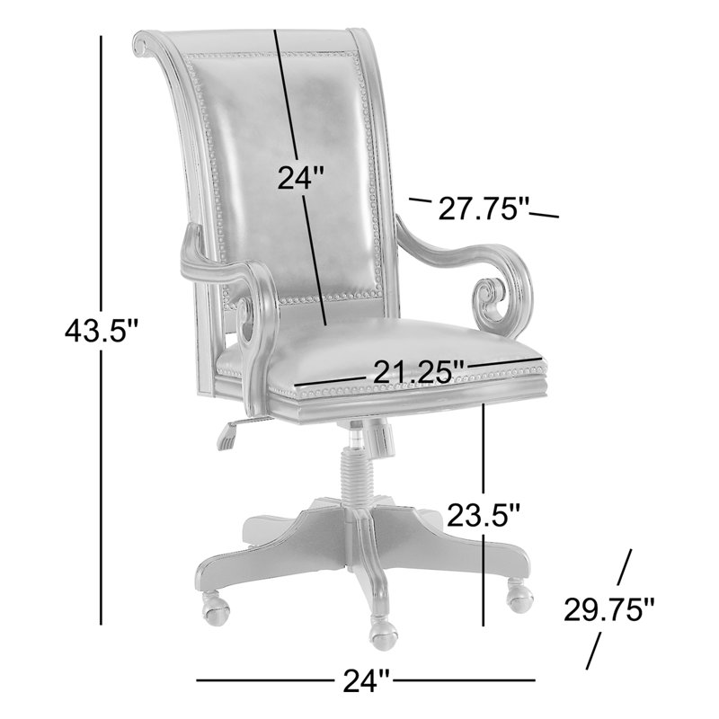 Telluride Leather Swivel Task Chair