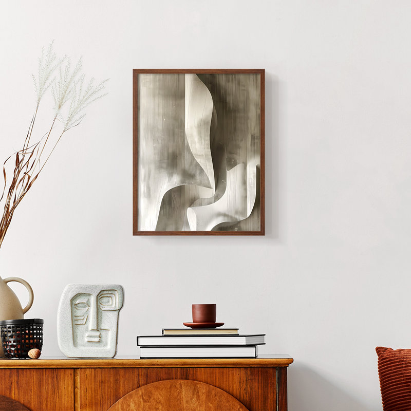 Série ABSTRACT CDLxx - reproduction encadrée de qualité supérieure - prête à être accrochée - aucun clou requis
