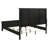 Fraser Beach Wood Queen Panel Bed Black-882389753-837647041