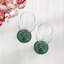 Sous-verres ronds en cuir Gem Emeralds-119015206