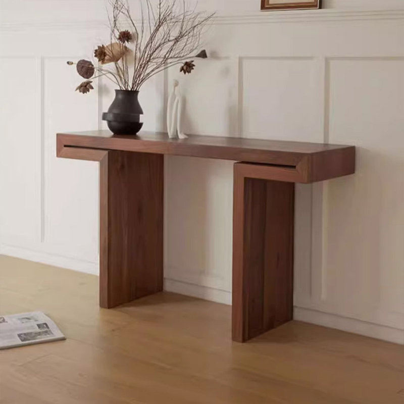 La console naturellement élégante, H 31,49 po x l 63 po x P 15,75 po, Brun