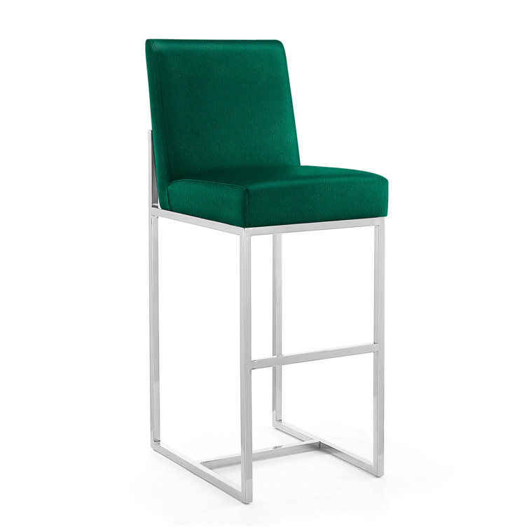 Element Upholstered Counter Stool with Metal Frame
