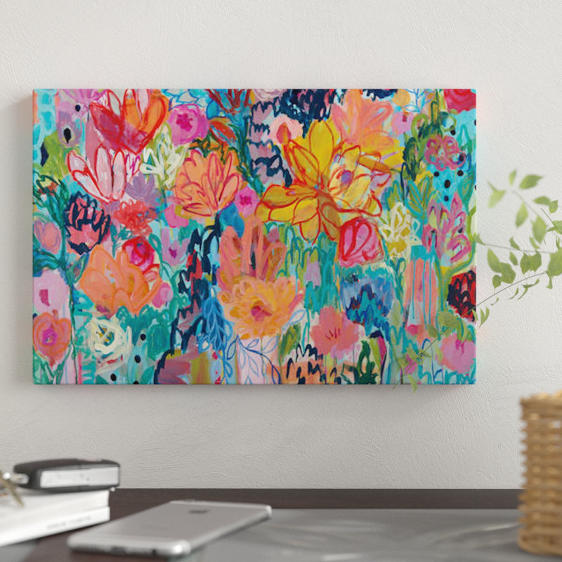 " Exhalation II " by Carrie Schmitt, 26" H x 40" W x 1.5" D, Wrapped Canvas, No Mat