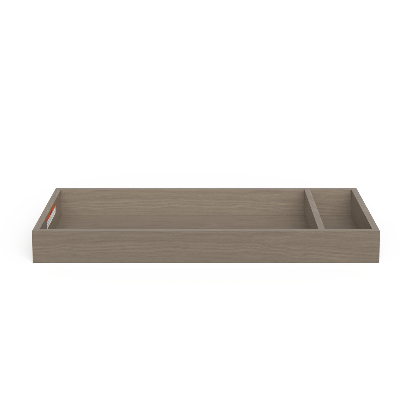 Universal Changing Table Topper, Crescent Gray