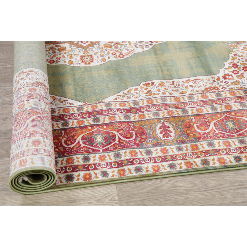 Tapis floral Kirsti, Tapis de couloir 3 pi x 12 pi