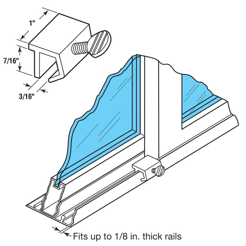 Serrure de sécurité pour fenêtre coulissante en aluminium Prime-Line
