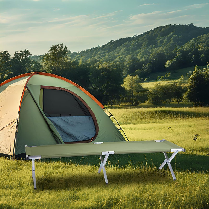 Folding Camping Cot With Carrying Bag