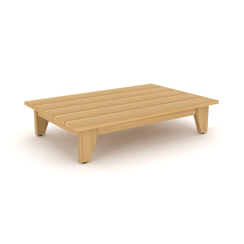 47" x 24" Premium Solid Teak Rectangular Coffee Table